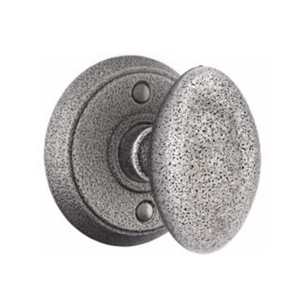Emtek 7202SVSWS Savannah Knob Privacy With Style No 2 Rose for 1-3/8 to 2 Door Satin Steel Finish 7202SVSWS - main